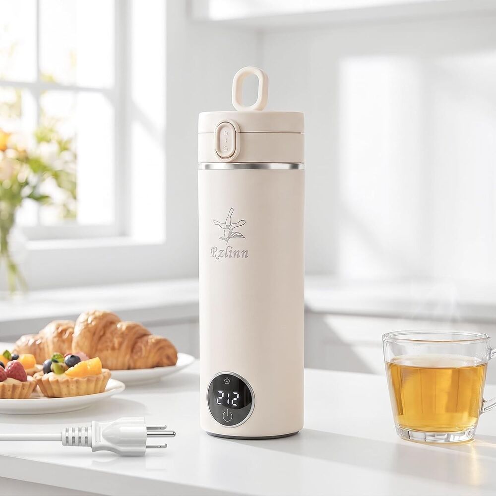 316 Stainless Steel, 450ml, Portable Travel Small Electric Kettle(120V)